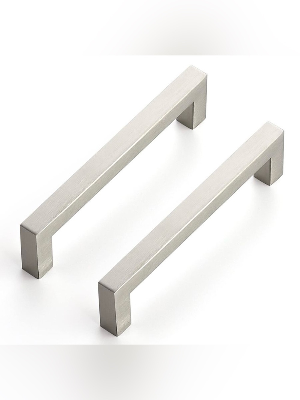 Ravinte Brushed Nickel Square Cabinet Handles Pulls 5 Inch 10 Pack